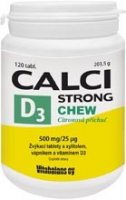 Calci Strong Chew+Vit.D3 tbl.120 Vitabalans