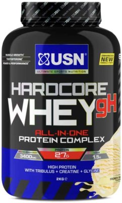 USN Hardcore Whey gH 2000 g vanilka