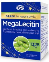 GS MegaLecitin 1325mg cps.130+20 dárek