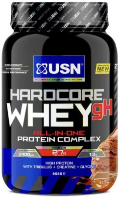 USN Hardcore Whey gH 908 g čokoláda