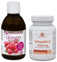 Lipozomal Vit.C 1000mg cps.60+Cranvita 250ml