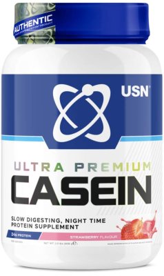 USN Ultra Premium Casein 908 g jahoda