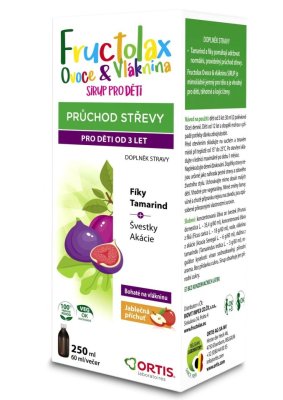 ORTIS Fructolax Sirup pro děti 250ml