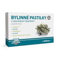 Medpharma Bylinné pastilky bez cukru islandský lišejník 36 ks