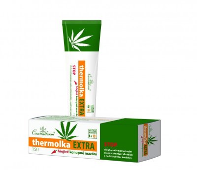 Cannaderm Thermolka EXTRA hřejivé konopné mazání 150 ml