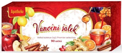 Apotheke kolekce čajů velká Vánoční šálek 90 sáčků