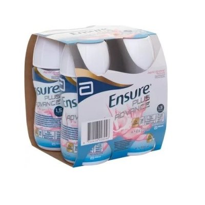 Ensure Plus Advance příchuť jahoda 4x220 ml