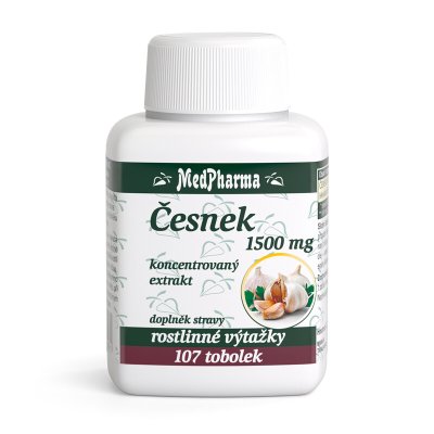 Medpharma Česnek 1500 mg 107 tobolek