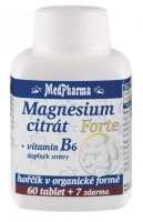 MedPharma Magnesium citrát Forte B6 tbl.67
