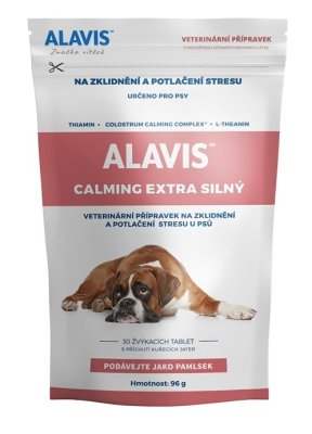 Alavis Calming Extra silný 30 žvýkacích tablet