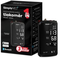 SimplyMed Autom. pažní tlakoměr U80M s Bluetooth