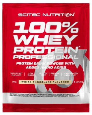 Scitec Nutrition 100% WP Professional 30 g white chocolate