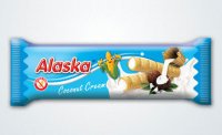 Kukuřičné trubičky Alaska kokosové 18g