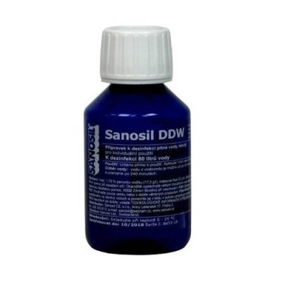 Sanosil DDW dezinfekce pitné vody 80ml/80l vody