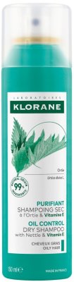 KLORANE Suchý šampon s kopřivou&vitamin E 150ml