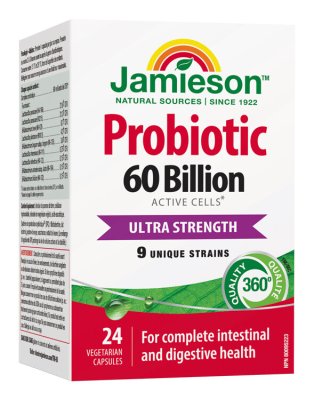 Jamieson Probiotic 60 miliard ULTRA STRENGTH 24 kapslí