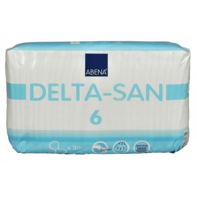 DELTA SAN NO. 6 PLENY ABSORPČNÍ, 1300ML, 30KS