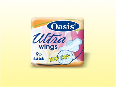 Oasis ultra single (plus) Top Dry 9ks