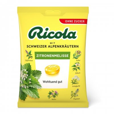 RICOLA Meduňka bez cukru 75g