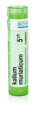 Boiron KALIUM MURIATICUM CH5 granule 4 g