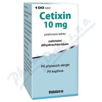 CETIXIN 10MG potahované tablety 100