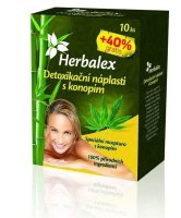 Herbalex detoxikační náplasti s konopím 10 ks