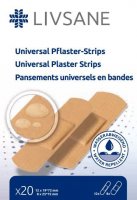 LIVSANE náplast univerzální proužky 20ks