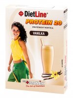 DietLine Protein 20 Koktejl Vanilka 3 sáčky