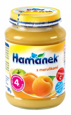 Hamánek kojenecká výživa s meruňkami 190g 4M