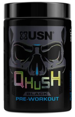 USN Qhush Black Pre - Workout 220g blue raspberry