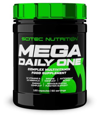 Scitec Nutrition Mega Daily One komplexní Multivitamín 120 kapslí