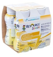 RESOURCE® Junior Fibre vanilkový 4x200 ml