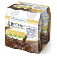 RESOURCE® Junior Fibre kakaový 4x200 ml