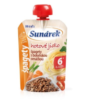 Hero Sunárek hotové jídlo špagety s boloňskou omáčkou 120 g