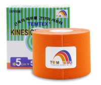 Tejp. TEMTEX kinesio tape oranžová 5cmx5m