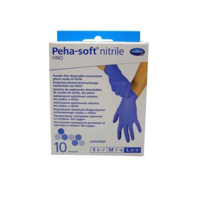 Rukavice vyš.Peha-soft NITRILE FINO L 10ks Rukavice vyš.Peha-soft NITRILE FINO L 10ks