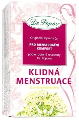 Dr.Popov Čaj Klidná menstruace 20x1.5g