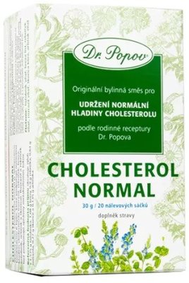 Dr.Popov Čaj Cholesterol normal 20x1.5g