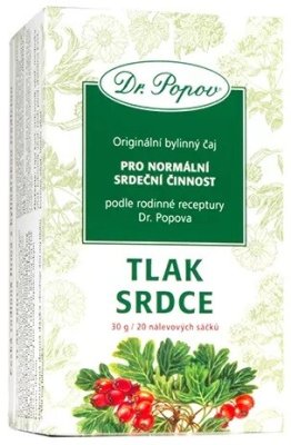 Dr.Popov Čaj Tlak srdce 20x1.5g