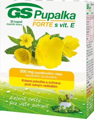 GS Pupalka Forte s vitaminem E 30 kapslí