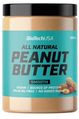 BioTech Peanut Butter 1000g smooth