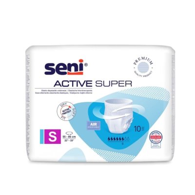 SENI ACTIVE SUPER SMALL KALHOTKY ABSORPČNÍ NATAHOVACÍ, BOKY 55-85CM,PRODYŠ