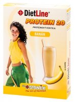 DietLine Protein 20 Koktejl Banán 3 sáčky