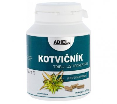 Adiel Kotvičník zemní Tribulus terrestris 90 cps.