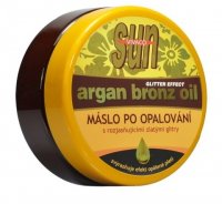 Arganové máslo po opalování s glitry 200ml