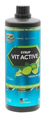 Z Konzept Vit Active Syrup Low Carb 1000 ml green tea lime