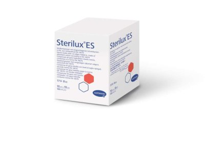 Gáza kompr.nest.Sterilux ES 5x5cm/100ks 13vl8vrs