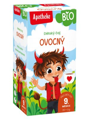 Apotheke BIO Dětský čaj ovocný nálevové sáčky 20x 2 g