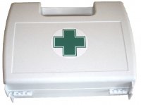 Štěpař lékárnička plast. kufřík s křížem bílý prázdný 250 x 200 x 80 mm