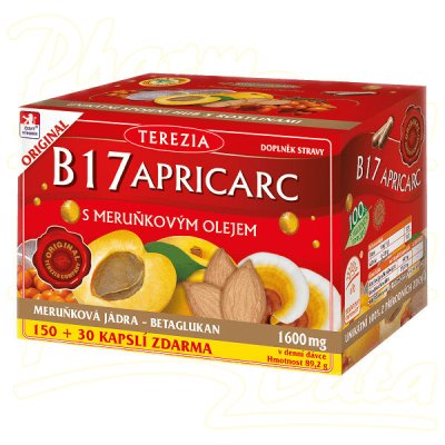 Terezia B17 APRICARC 150+30 kapslí Terezia B17 APRICARC 150+30 kapslí